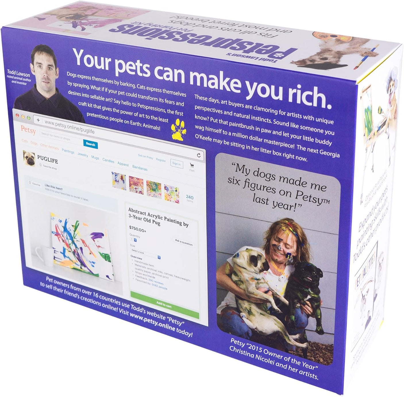 Prank - O Petspression Prank Box Hilarious Fake Packaging for Birthdays, Christmas, Holidays - Fun Gag Gift for Men, Women, Kids - Build Your Ideas