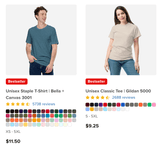 PRINTFUL - Grade A Custom Items For You - Build Your Ideas