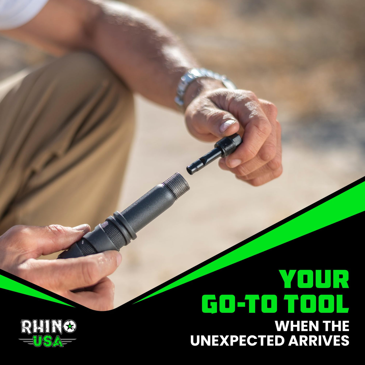 Rhino USA Survival Shovel w/Pick - Heavy Duty Carbon Steel Military Style Entrenching Tool for Off Road, Camping, Gardening, Beach, Digging Dirt, Sand, Mud & Snow. (Recovery Shovel) - Build Your Ideas