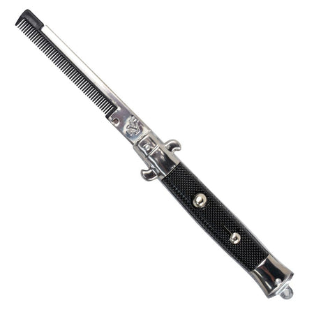 Rhode Island Novelty 9 Inch Stainless Steel Switch - Blade Folding Pocket Comb, One Piece - Build Your Ideas