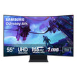 SAMSUNG 55" Odyssey Ark 2nd Gen 4K UHD 1000R Curved Gaming Monitor, 165Hz, 1ms, 4 Input Multi View, Quantum Mini - LED, AMD FreeSync Premium Pro, HDR 10+, Height Adjustable Screen, LS55CG970NNXGO, 2023 - Build Your Ideas