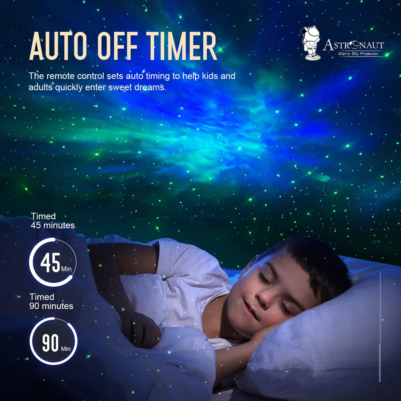 Star Projector Galaxy Night Light - Astronaut Space Projector, Starry Nebula Ceiling LED Lamp with Timer and Remote, Kids Room Decor Aesthetic, for Christmas & Birthdays - Build Your Ideas