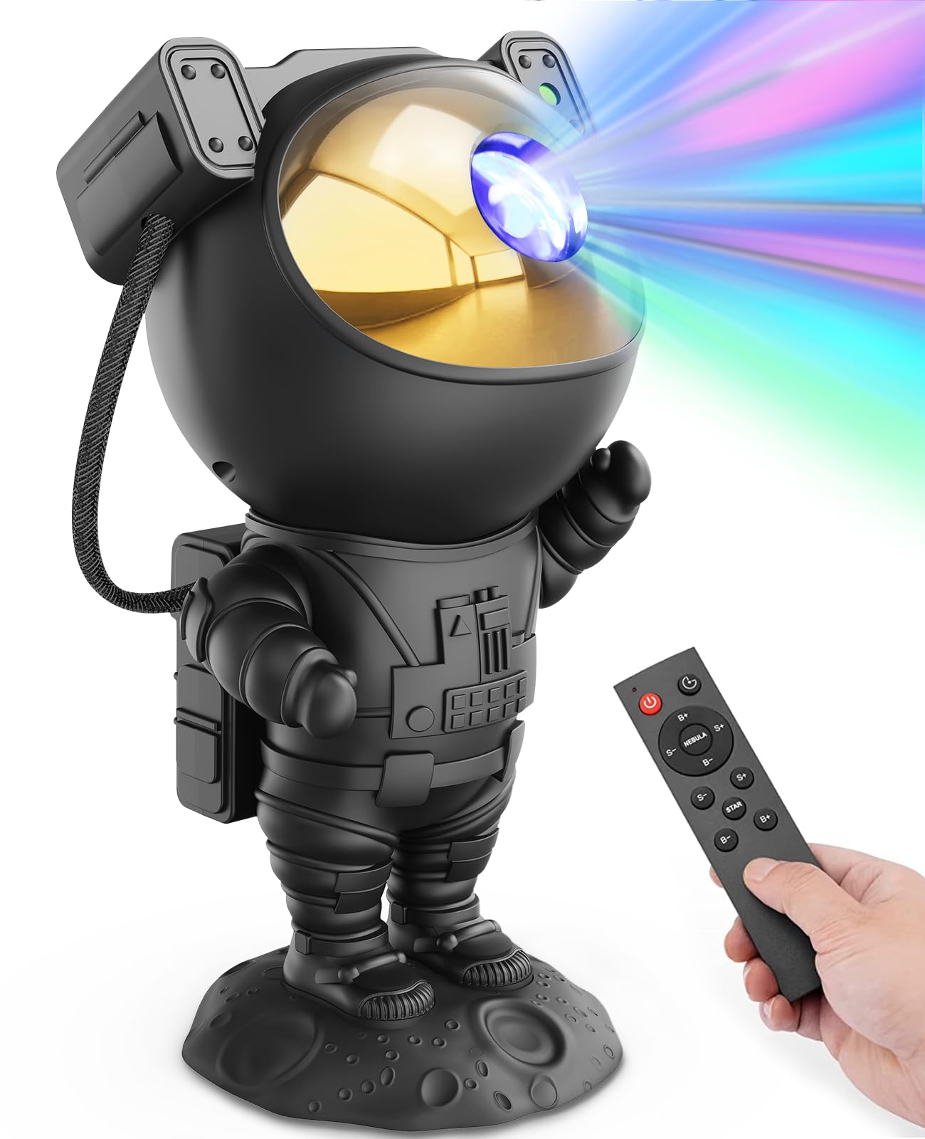 Star Projector Galaxy Night Light - Astronaut Space Projector, Starry Nebula Ceiling LED Lamp with Timer and Remote, Kids Room Decor Aesthetic, for Christmas & Birthdays - Build Your Ideas