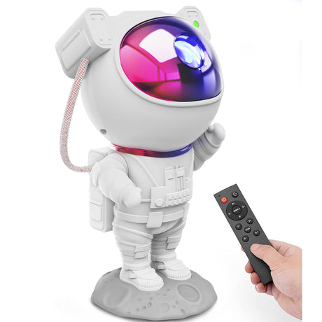 Star Projector Galaxy Night Light - Astronaut Space Projector, Starry Nebula Ceiling LED Lamp with Timer and Remote, Kids Room Decor Aesthetic, for Christmas & Birthdays - Build Your Ideas