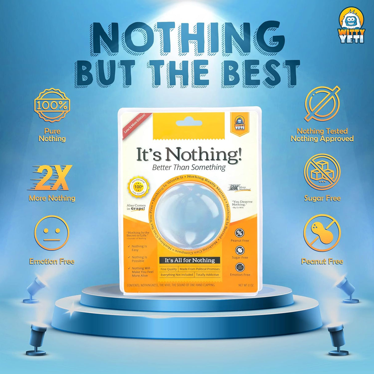 Super Funny, The Gift of Nothing Gag Gift. Hilarious Practical Joke for The Person Who Has Everything Fun Xmas Prank for Friends. Great Family Friendly Christmas Stocking Stuffer - Build Your Ideas
