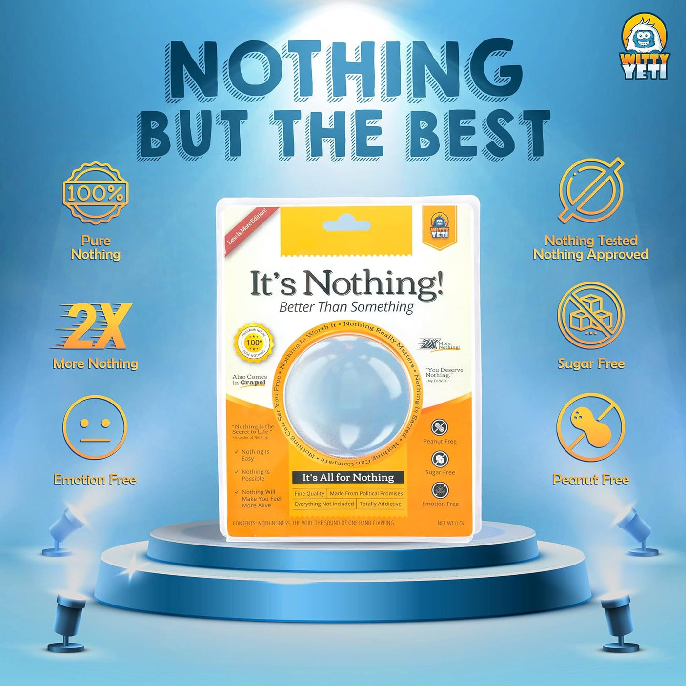 Super Funny, The Gift of Nothing Gag Gift. Hilarious Practical Joke for The Person Who Has Everything Fun Xmas Prank for Friends. Great Family Friendly Christmas Stocking Stuffer - Build Your Ideas