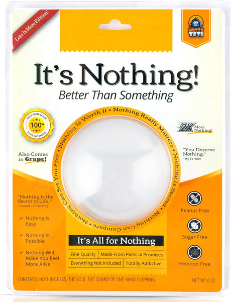 Super Funny, The Gift of Nothing Gag Gift. Hilarious Practical Joke for The Person Who Has Everything Fun Xmas Prank for Friends. Great Family Friendly Christmas Stocking Stuffer - Build Your Ideas