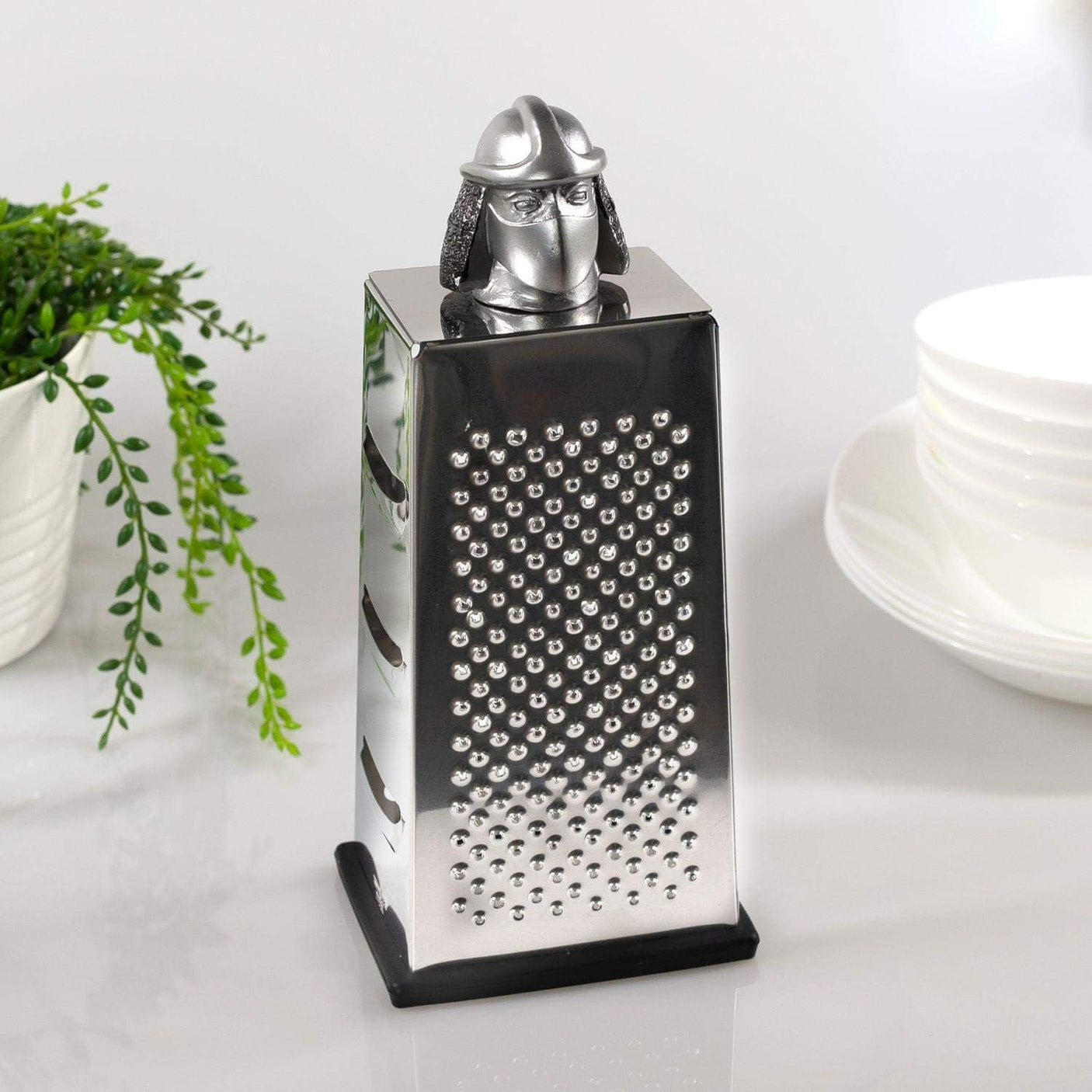 Teenage Mutant Ninja Turtles Shredder Cheese Grater | Handheld Stainless Steel Kitchen Cheese Slicer | Officially Licensed - Build Your Ideas