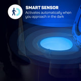 ToiLight The Original Toilet Bowl Night Light. Fun & Useful Bathroom Motion Sensor Tech Gadget. Funny Novelty Birthday Gift Idea. Stocking Stuffer for Him Her Guys Men Mom Brother - Build Your Ideas