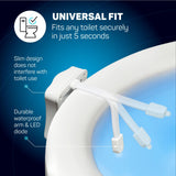 ToiLight The Original Toilet Bowl Night Light. Fun & Useful Bathroom Motion Sensor Tech Gadget. Funny Novelty Birthday Gift Idea. Stocking Stuffer for Him Her Guys Men Mom Brother - Build Your Ideas