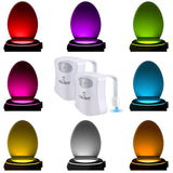 ToiLight The Original Toilet Bowl Night Light. Fun & Useful Bathroom Motion Sensor Tech Gadget. Funny Novelty Birthday Gift Idea. Stocking Stuffer for Him Her Guys Men Mom Brother - Build Your Ideas
