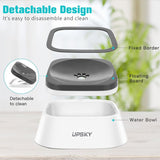UPSKY Dog Bowl Dog Water Bowl No Spill Pet Water Bowl No Drip Slow Water Feeder Dog Bowl No - Slip Pet Water Dispenser 35oz Slow Drinking Bowl for Dogs and Cats - Build Your Ideas
