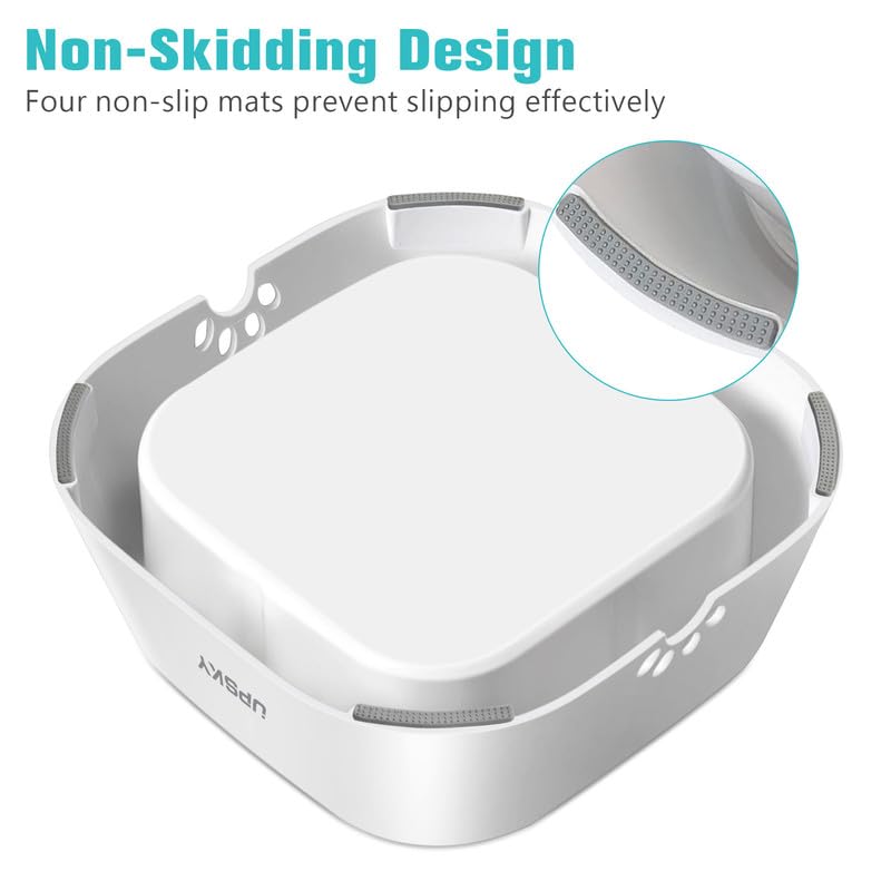 UPSKY Dog Bowl Dog Water Bowl No Spill Pet Water Bowl No Drip Slow Water Feeder Dog Bowl No - Slip Pet Water Dispenser 35oz Slow Drinking Bowl for Dogs and Cats - Build Your Ideas
