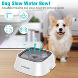 UPSKY Dog Bowl Dog Water Bowl No Spill Pet Water Bowl No Drip Slow Water Feeder Dog Bowl No - Slip Pet Water Dispenser 35oz Slow Drinking Bowl for Dogs and Cats - Build Your Ideas