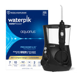 Waterpik Aquarius Water Flosser Professional For Teeth, Gums, Braces, Dental Care, Electric Power With 10 Settings, 7 Tips For Multiple Users And Needs, ADA Accepted, White WP - 660, Packaging May Vary - Build Your Ideas