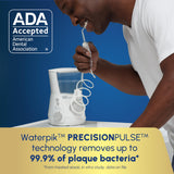 Waterpik Aquarius Water Flosser Professional For Teeth, Gums, Braces, Dental Care, Electric Power With 10 Settings, 7 Tips For Multiple Users And Needs, ADA Accepted, White WP - 660, Packaging May Vary - Build Your Ideas