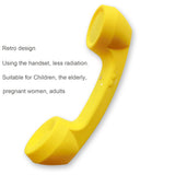 Wireless Retro Telephone Handset and Wire Radiation - Proof Handset Receivers Headphones for a Mobile Phone with Comfortable Call (Black) - Build Your Ideas