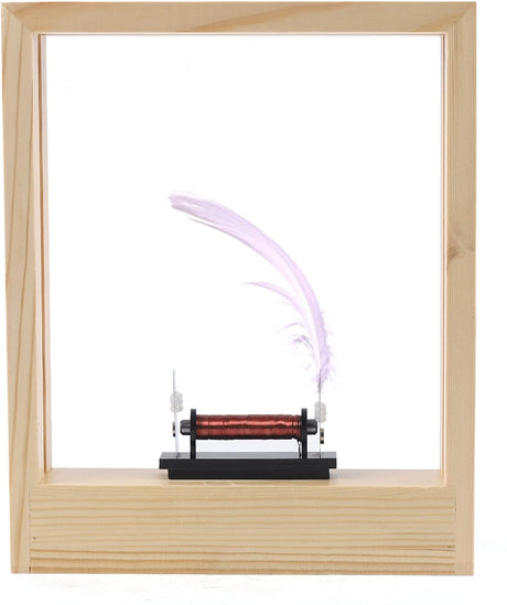 Wood Slow Motion Frame Optical Motion Slow Time Photo Frame Decor LED Optical Illusion Sculpture Photo Frame Wall Desktop Decoration - Build Your Ideas