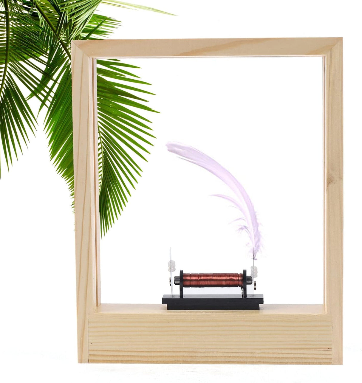 Wood Slow Motion Frame Optical Motion Slow Time Photo Frame Decor LED Optical Illusion Sculpture Photo Frame Wall Desktop Decoration - Build Your Ideas