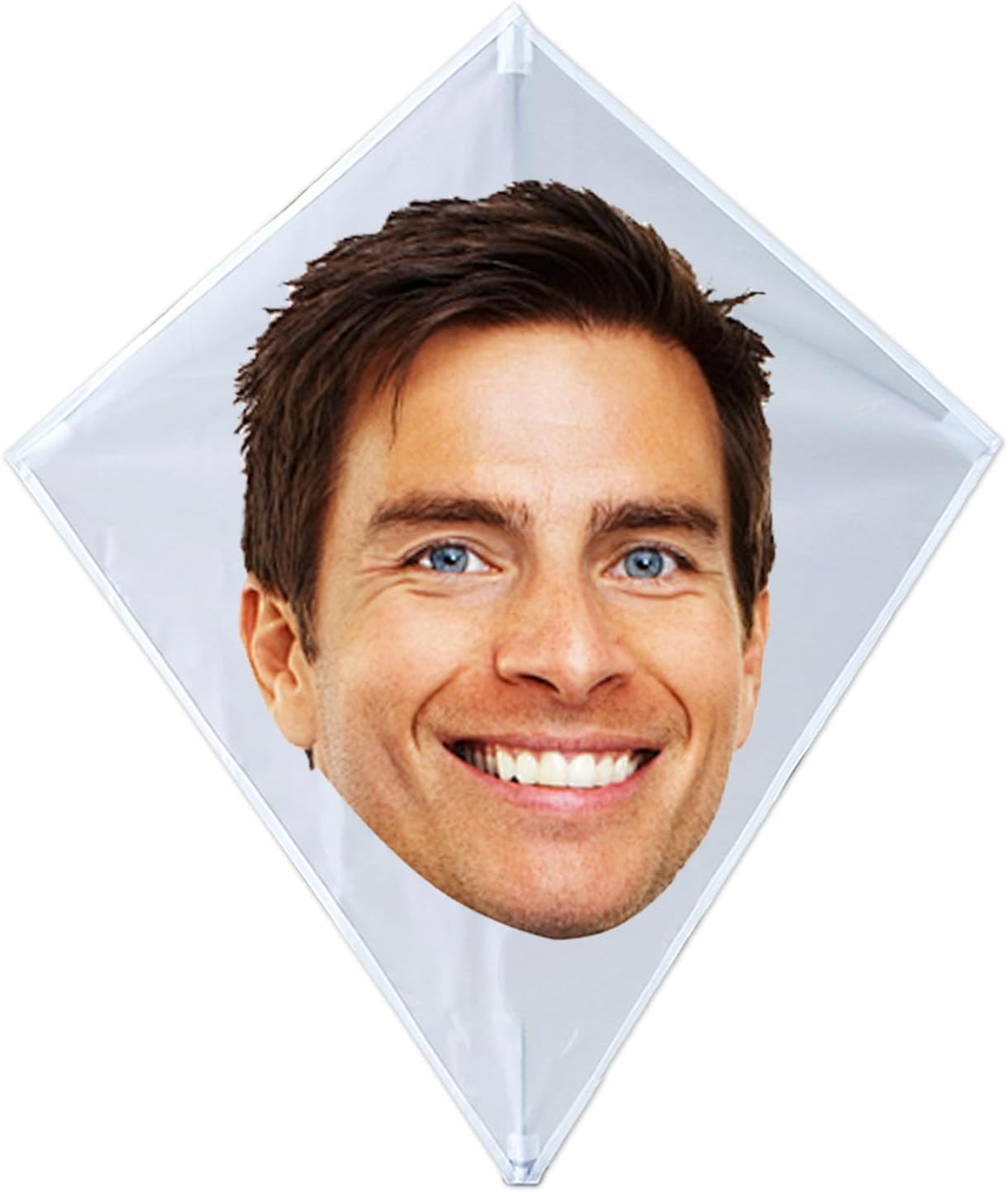Xtule Custom Big Head Cutout Personalized Kites with Figurehead DIY Easy to Fly Beach Toys Ideal Gifts for Adult Kids Outdoor Gaming for Kite Beginner Park Camping Program (26 * 30 Inches) - Build Your Ideas