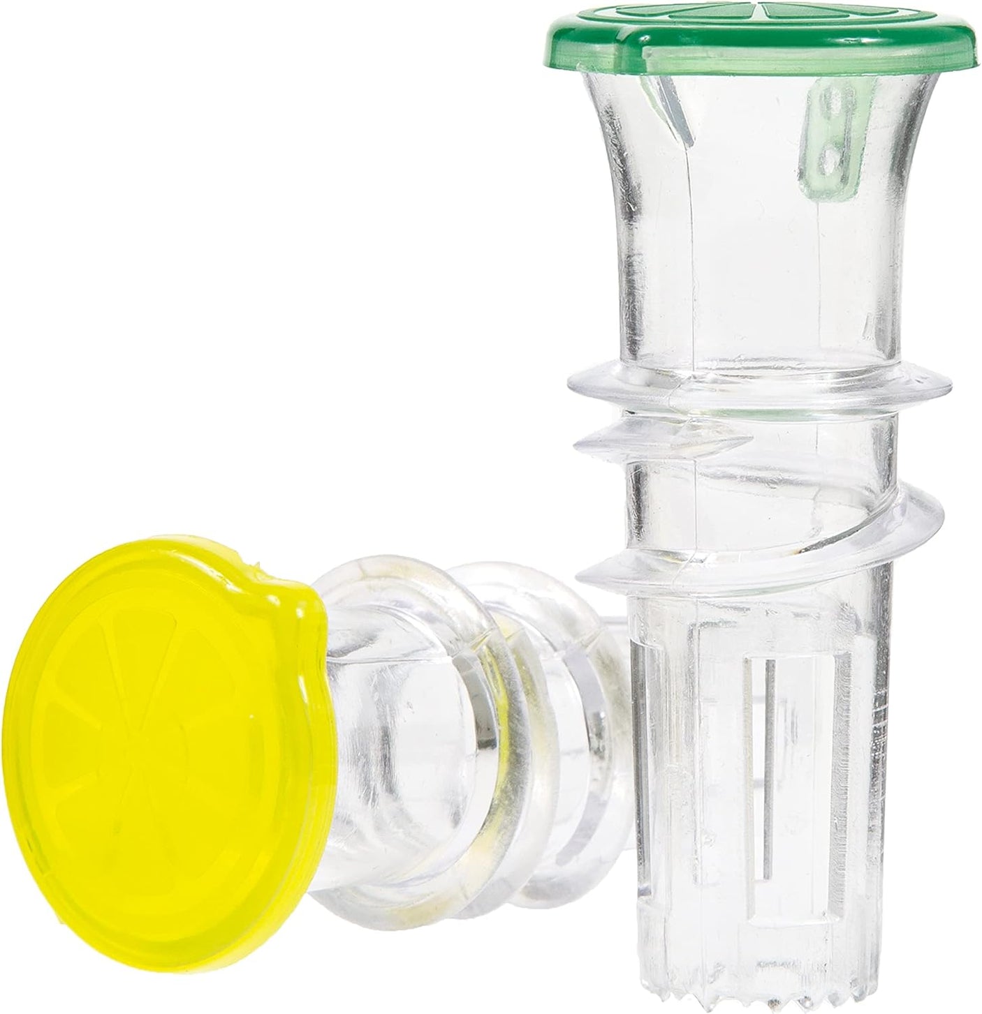 YZC Lemon Squeezer – 2 - Pack Lemon - Juicer – BPA - Free Plastic Lime Juicer– Compact Juice Extractor Citrus Press with Lid – Squeeze Lime for Cocktails, Drinks - Build Your Ideas